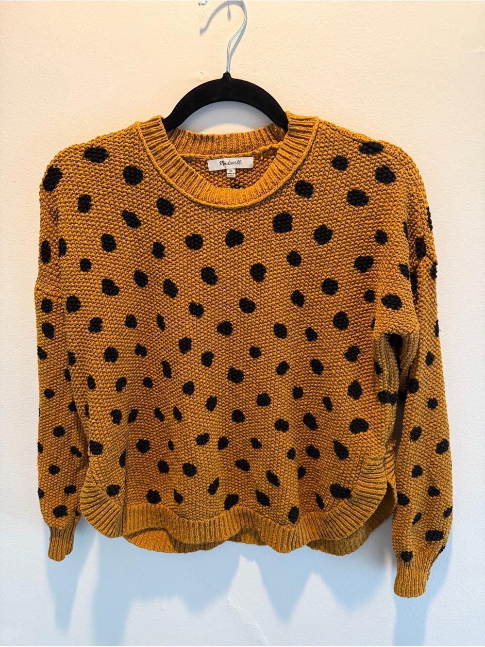 Madewell Animal Dot Knit Sweater Size XS